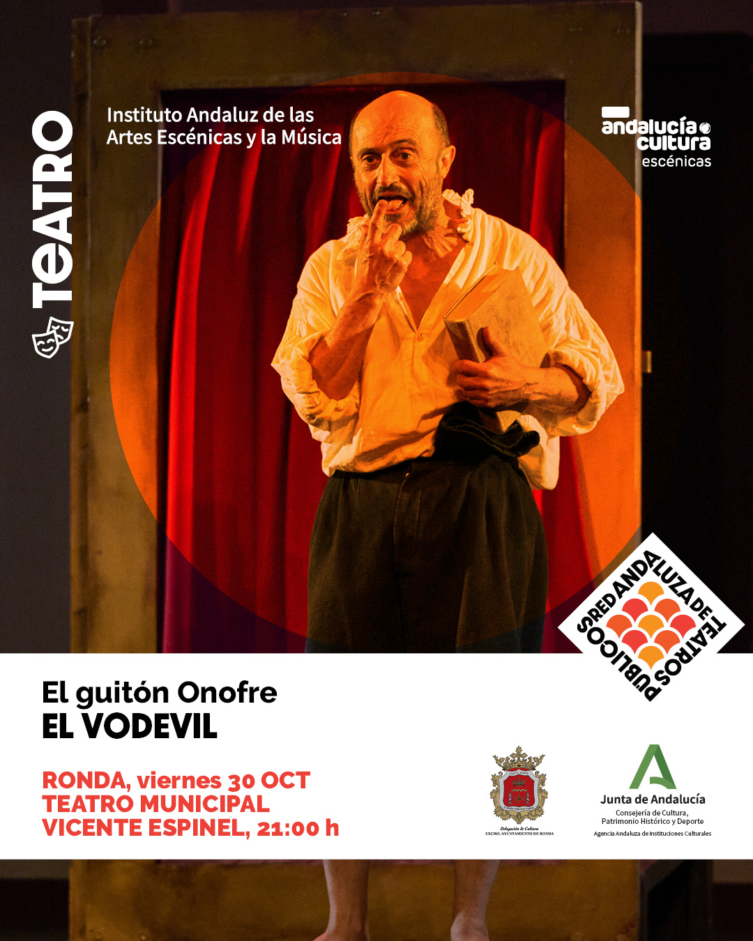 Cartel de El Guitón Onofre, el pícaro perdido