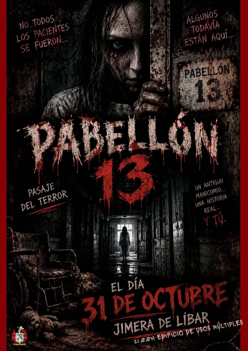 Cartel de Halloween en Jimera de Líbar