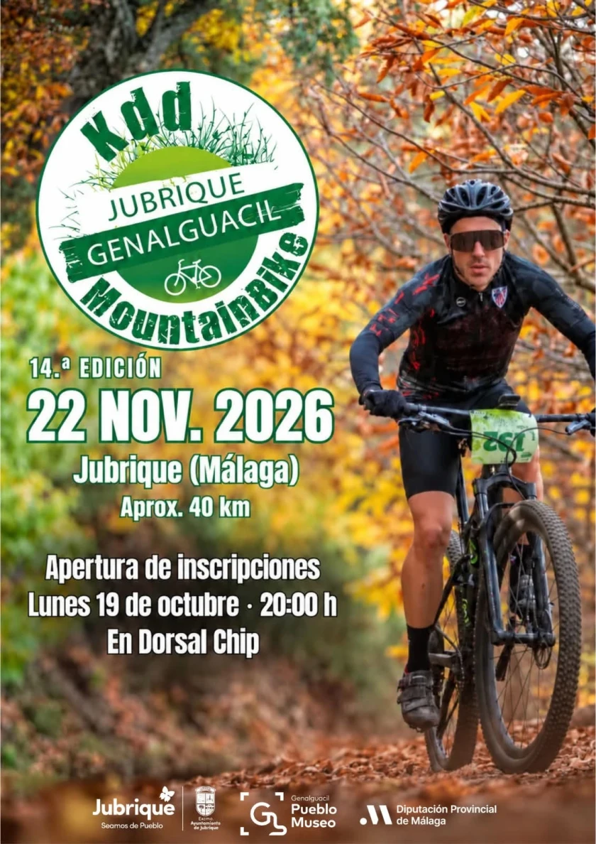 Cartel de KDD BTT Jubrique Genalguacil