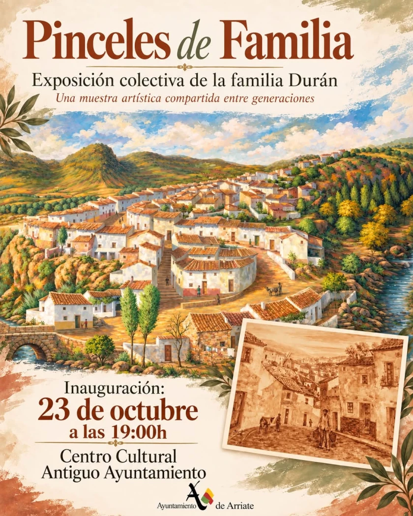 Cartel de Pinceles de Familia