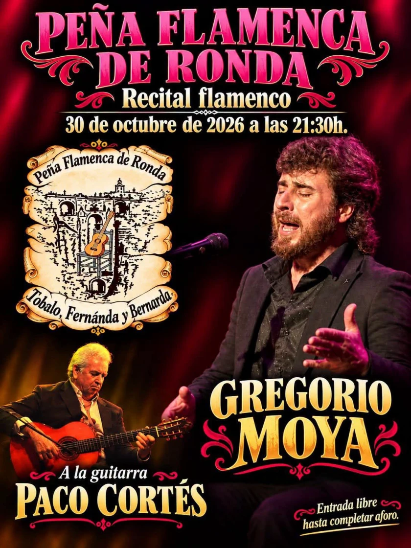 Poster for Recital de flamenco