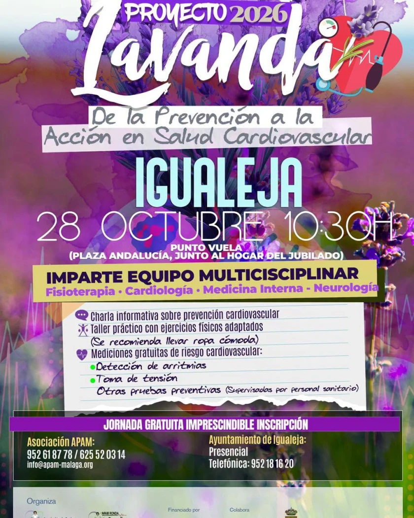 Cartel de Taller de prevención cardiovascular